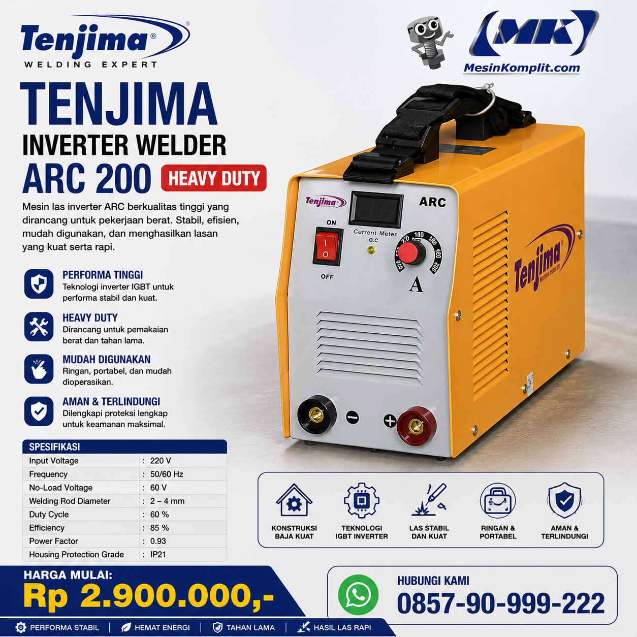Trafo Las Kawat 4mm ...